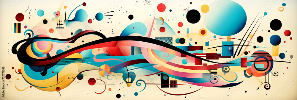 Abstract retro futuristic illustration. horizontal illustration, poster, fantasy. Graphic creative image. Abstract retro futuristic illustration. horizontal illustration, poster, fantasy. Graphic creative image.