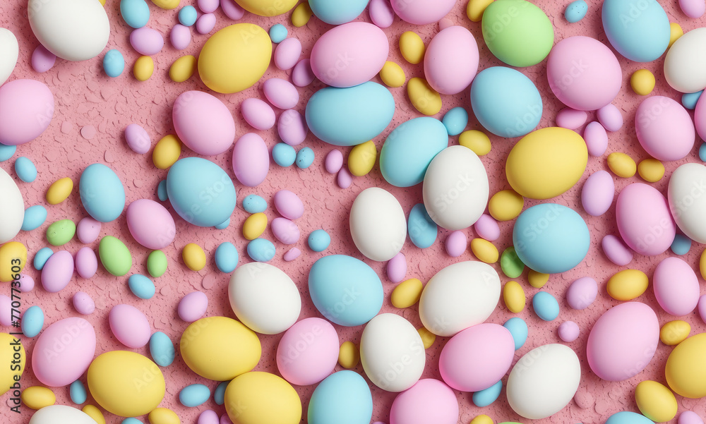 Easter. Abstract seamless pattern. AI generated. Easter. Abstract seamless pattern. AI generated.
