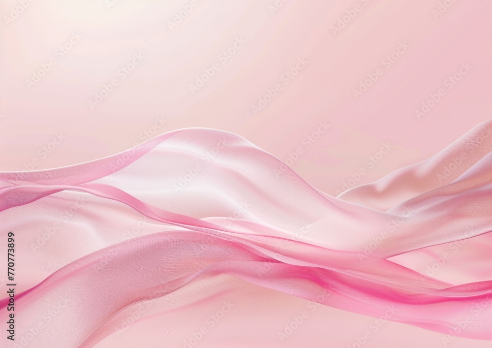 Pink wave, light pink background, white space in the center of the frame Generative AI Pink wave, light pink background, white space in the center of the frame Generative AI