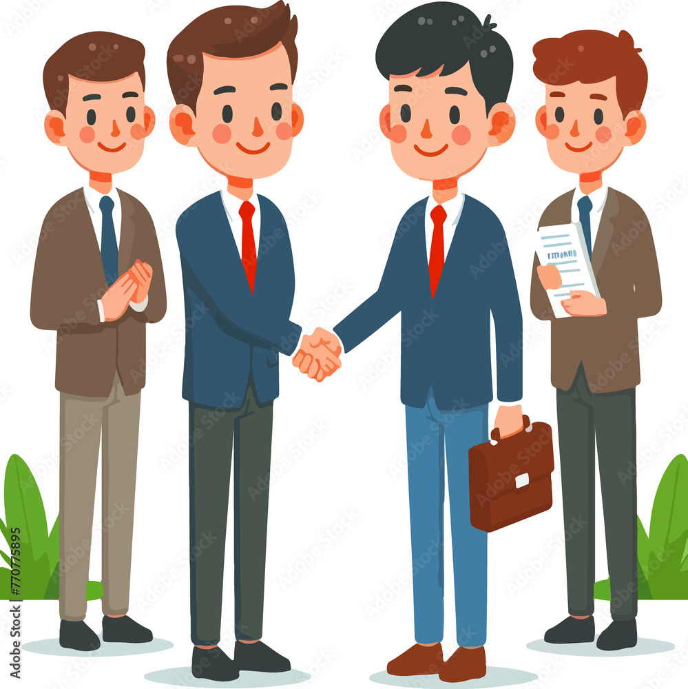 Introduction of new employees in an office Introduction of new employees in an office