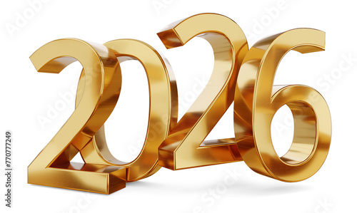 2026 golden symbol new year...