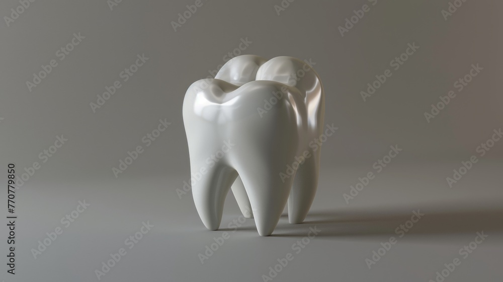 3D model of a single tooth 3D model of a single tooth