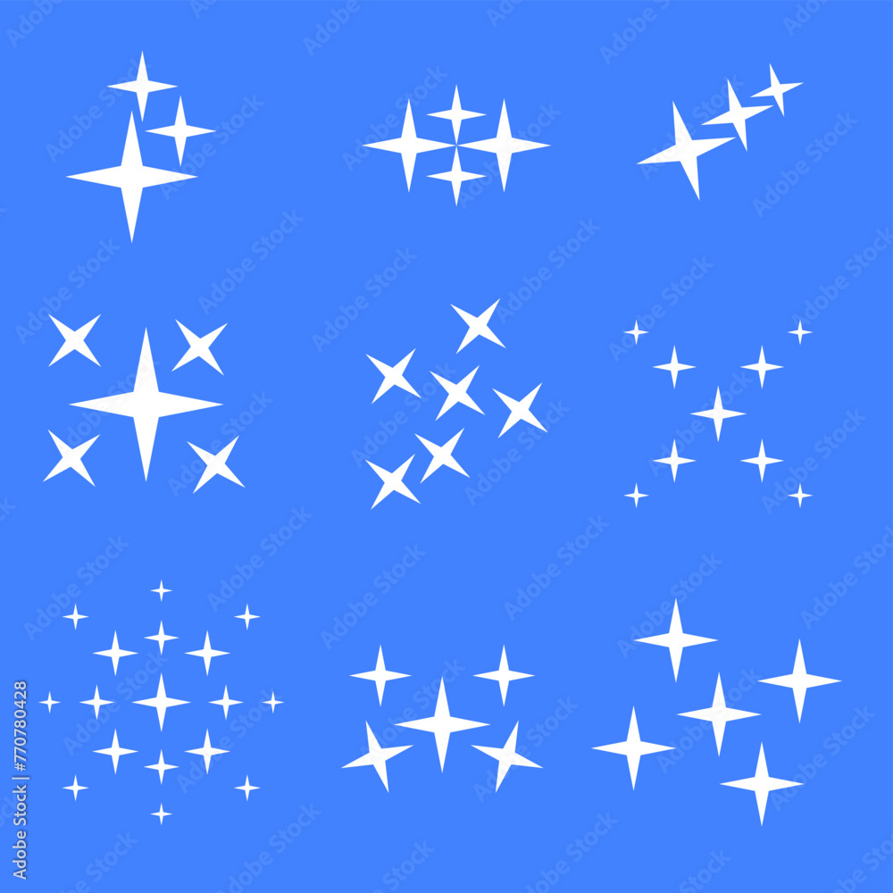 shining star element vector illustration shining star element vector illustration
