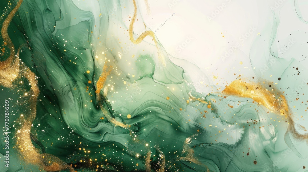 green marble texture wallpaper. marble stone texture. green and gold ...