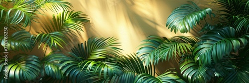 Aesthetic Monstera Shadow On Wall  Background HD  Illustrations