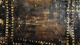 Dusty scratched and scanned old film texture - generative ai