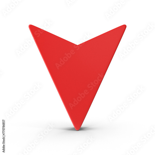 Free Download 3D arrow Realistic Location map pin gps pointer markers vector illustration for destination - GFXLoad