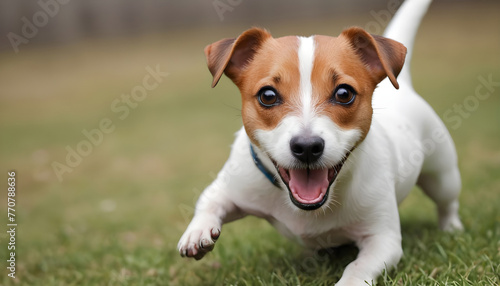 Brave Jack Russell Terrier in nature Dog Photography