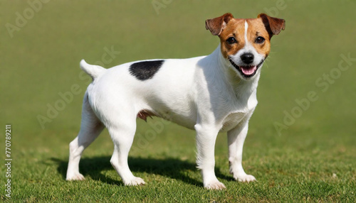 Brave Jack Russell Terrier in nature,Dog Photography