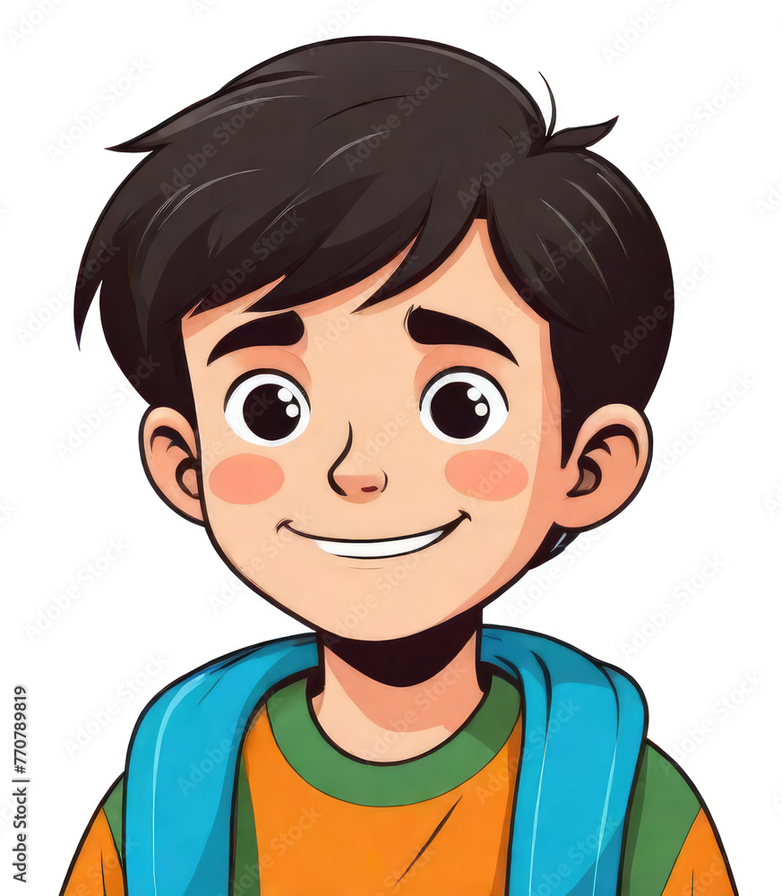 Happy kid smilling png transparent background