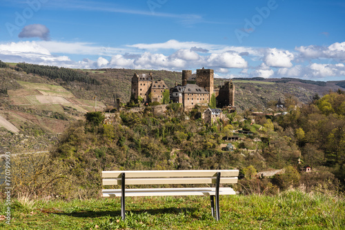 Obraz na płótnie Burg Schönburg, März 2024 w salonie