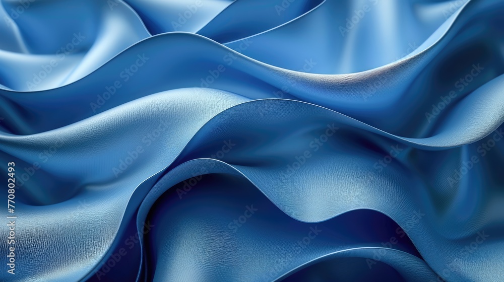 Obraz premium wavy blue wallpaper. amazing blue color background. Wave blue gradient background. Abstract blue color background. 