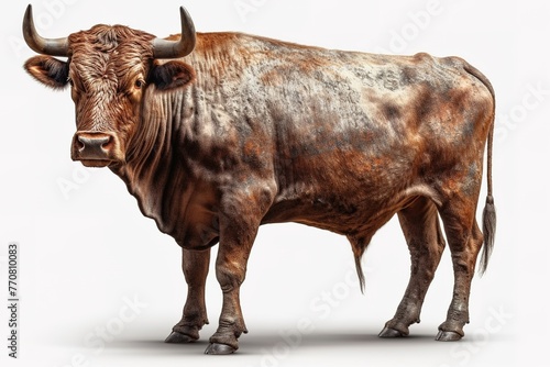 Captivating Bull Portrait