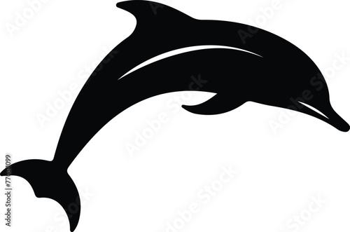 dolphin bottlenose silhouette