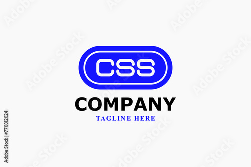 letter css business modern logo