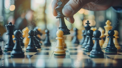 Strategic Chess Move in Progress