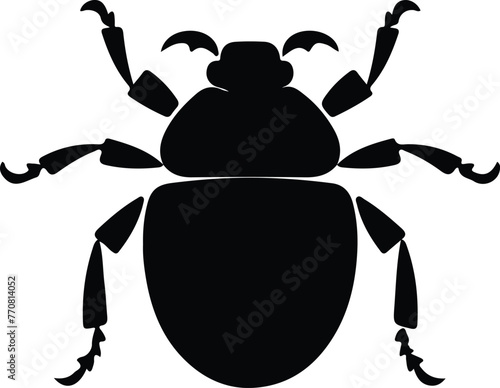 dung beetle silhouette