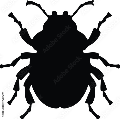 dung beetle silhouette
