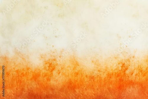 Smooth Orange and White Gradient Background with Subtle Grainy Texture, Copy Space