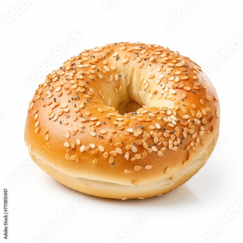Bagel isolated on a white background