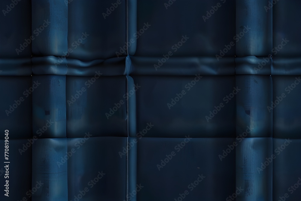 Naklejka premium Floating blue fabric Generative AI