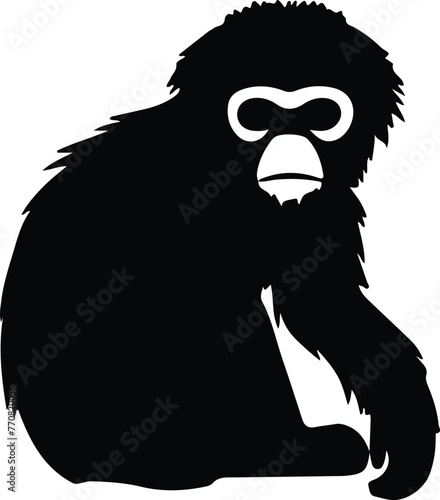 gibbon silhouette