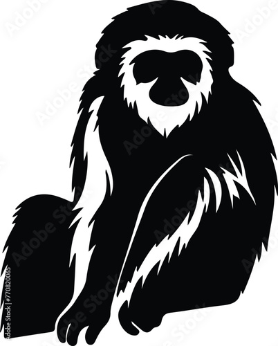 gibbon silhouette