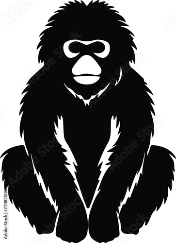 gibbon silhouette