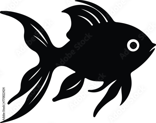 goldfish silhouette