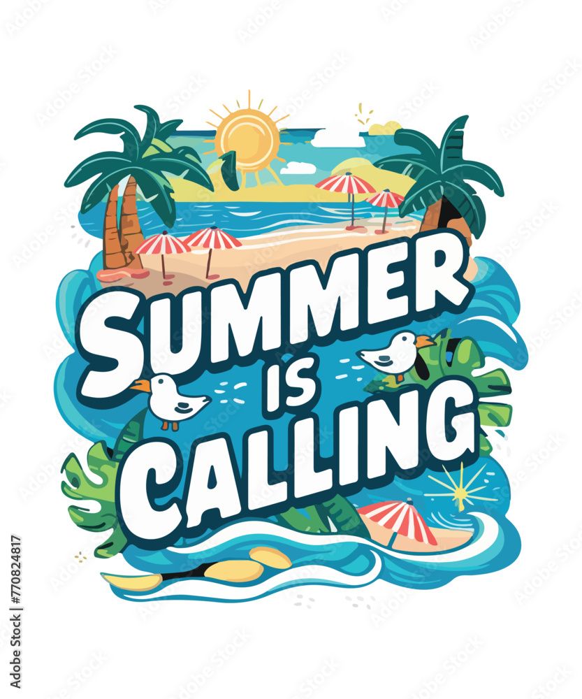 Summer is calling t shirt,Summer Shirt, Vacation Shirt, Beach Shirt, Summer Vacation Shirt, Beach, Beach Shirt,