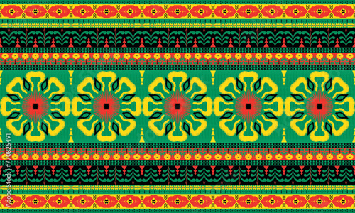 African ikat ethnic native pattern.Traditional kente,ankara,kitenge,chitenge,capulana african wax print fabric pattern.Abstract vector motif pattern.fabric,clothing,blanket,carpet,woven,wrap,decorate.