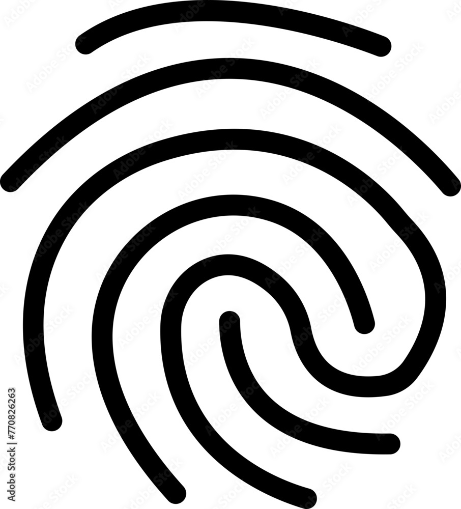 Fingerprint Line Icons Editable Stroke, Icon for design Black icons lock secure security logo Biometric Identification Vector, Trendy sweet symbol. Pixel perfect, isolated on transparent background. Fingerprint Line Icons Editable Stroke, Icon for design Black icons lock secure security logo Biometric Identification Vector, Trendy sweet symbol. Pixel perfect, isolated on transparent background.