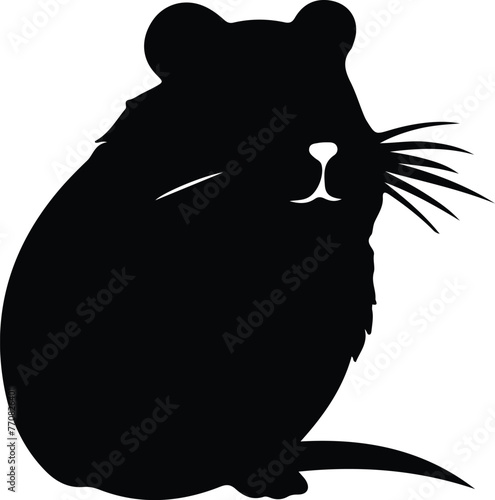 hamster silhouette