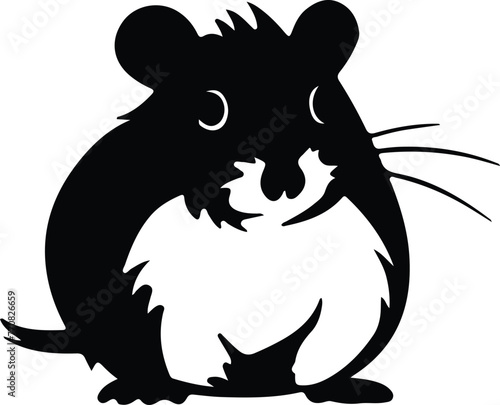 hamster silhouette