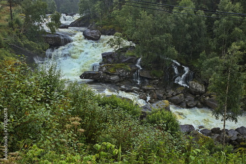 River Saeta at the scenic route Gaularfjellet in Norway, Europe
 photo
