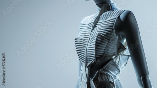 Nanotechnology in clothing, selfcleaning and environmental adaptation, future fashion low noise