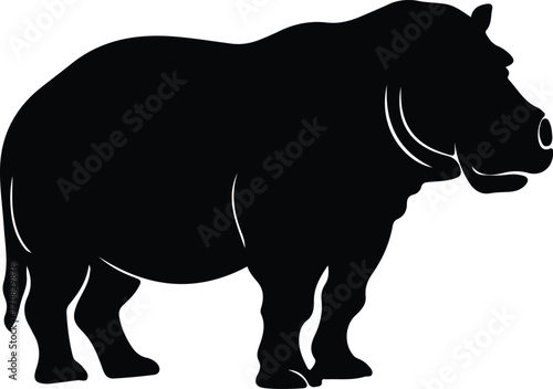 hippo silhouette