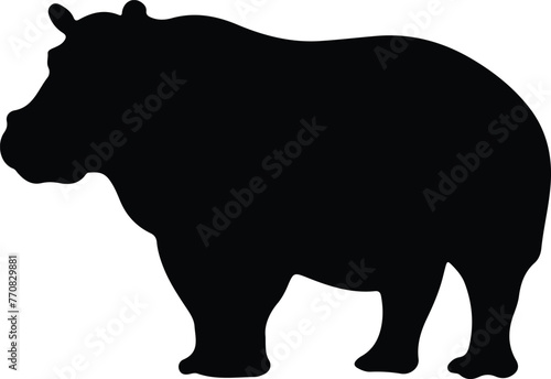hippo silhouette