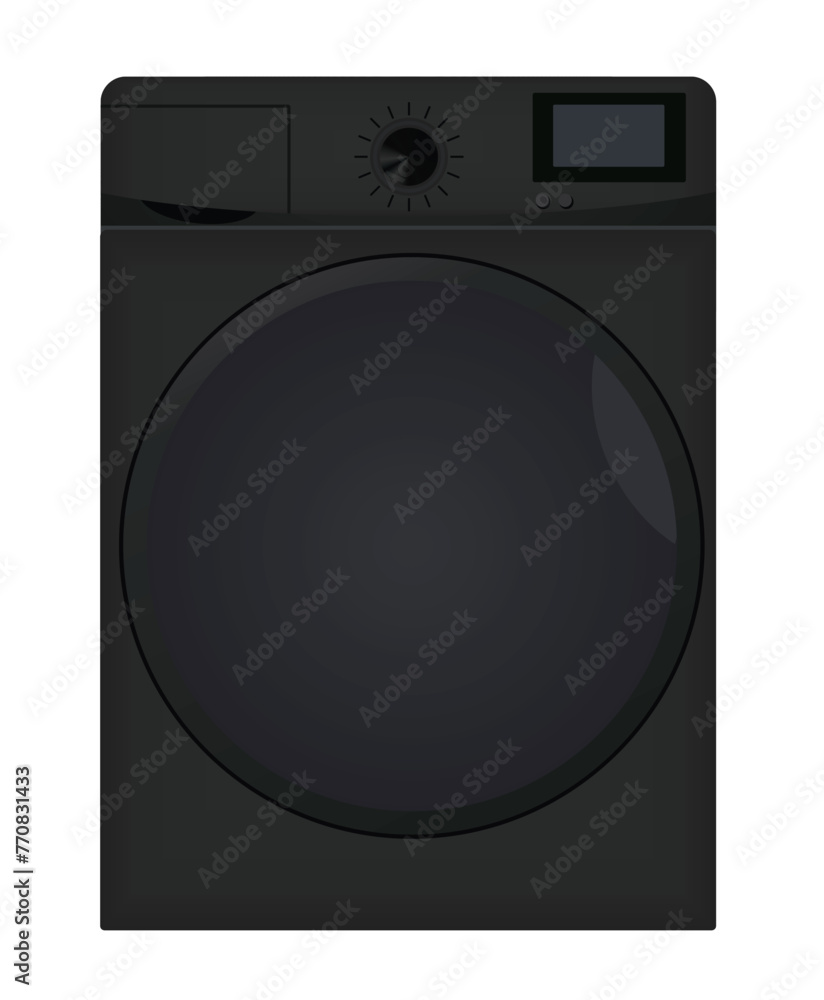 Laundry machine isolated. vector illustration Laundry machine isolated. vector illustration