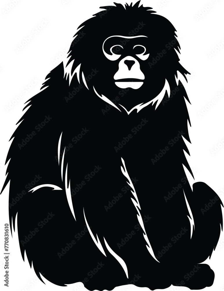 howler monkey silhouette