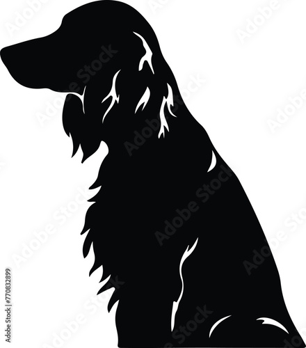 Irish setter silhouette