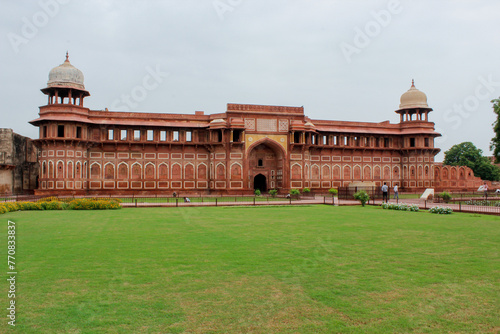 Red fort in Agra city, India photo