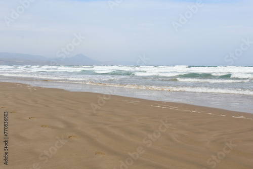 beach and sea, waves on the beach, 