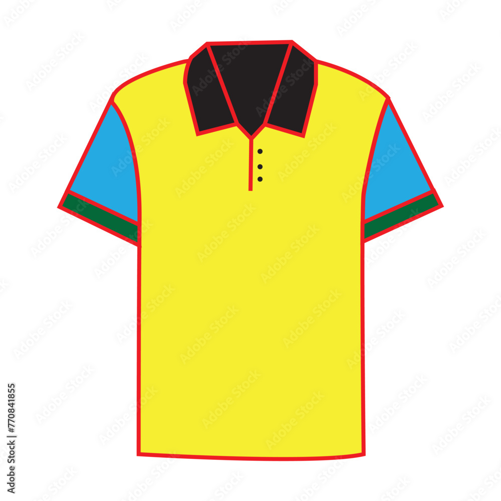 Blank T-shirts Mockup vector illustration Blank T-shirts Mockup vector illustration