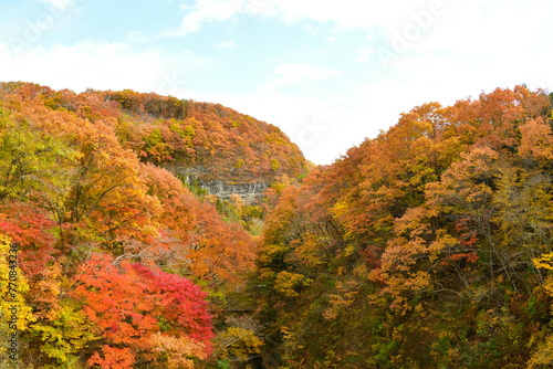 定義山周辺の紅葉（宮城県）