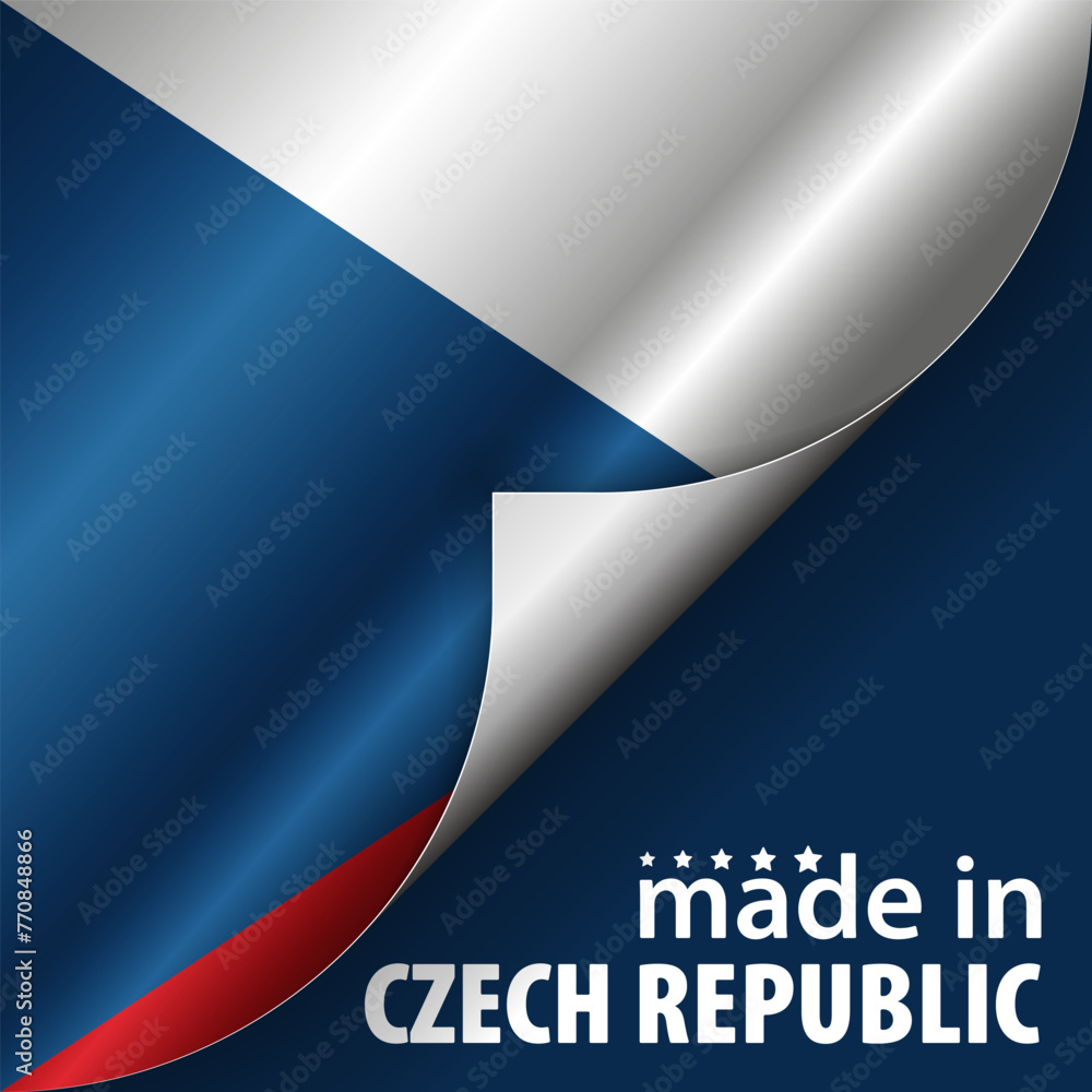 Made in CzechRepublic graphic and label.