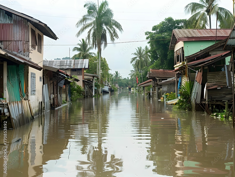 Flooding aftermath, community resilience, rebuilding lives Flooding aftermath, community resilience, rebuilding lives