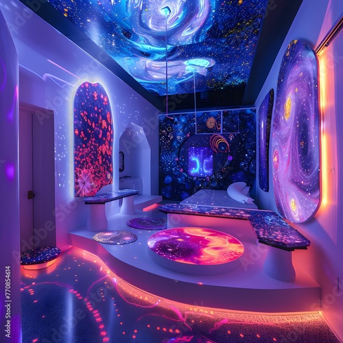 Psychedelic research lab, exploring therapeutic potentials, sciences frontier photo