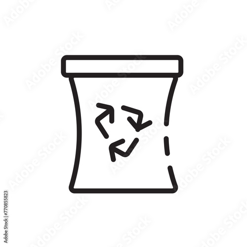 Biohazard Nuclear Industry Line Icon