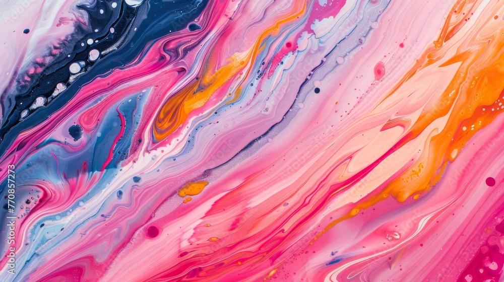 Naklejka premium abstract marble ink art generative ai